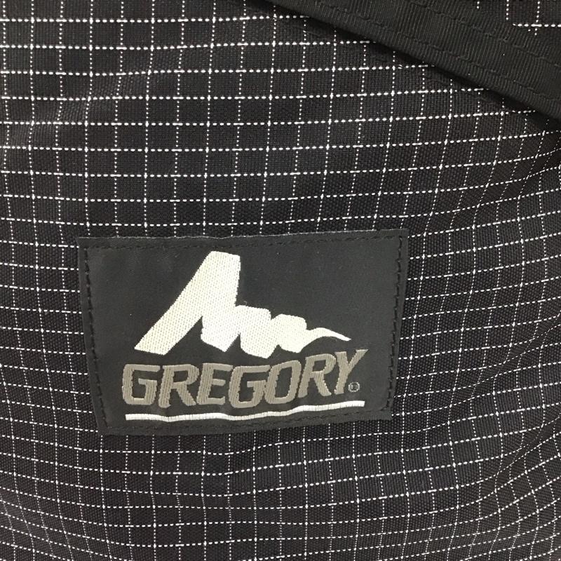 グレゴリー GREGORY リュックサック、デイパック リュックサック、デイバッグ チェック USA製 バックパック ロゴ、文字 黒 / ブラック /  メンズ USED 古着 中古 10146261