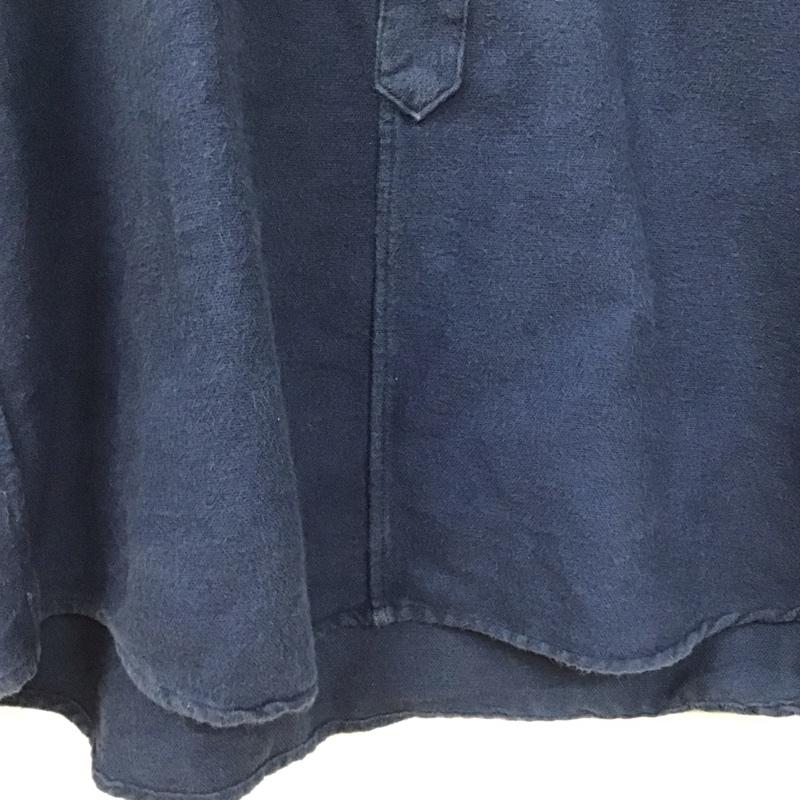 マリネロ MARINERO シャツ、ブラウス 長袖 長袖シャツ 無地シャツ カラーシャツ ボタンダウンシャツ プルオーバーシャツ 1 無地 紺 / ネイビー /  メンズ USED 古着 中古 10131771