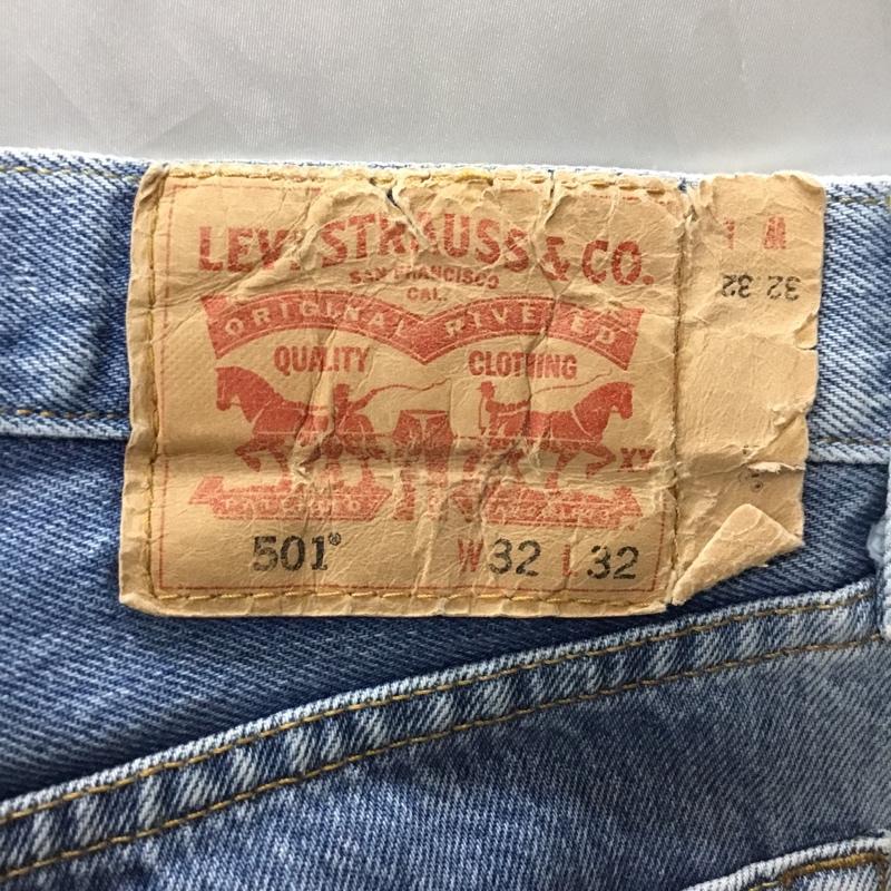 リーバイストラウスアンドコー Levi Strauss & co. パンツ デニム、ジーンズ デニムパンツ ストレートパンツ ワイドパンツ カジュアルパンツ 32インチ 無地 インディゴ / インディゴ /  メンズ USED 古着 中古 10115625