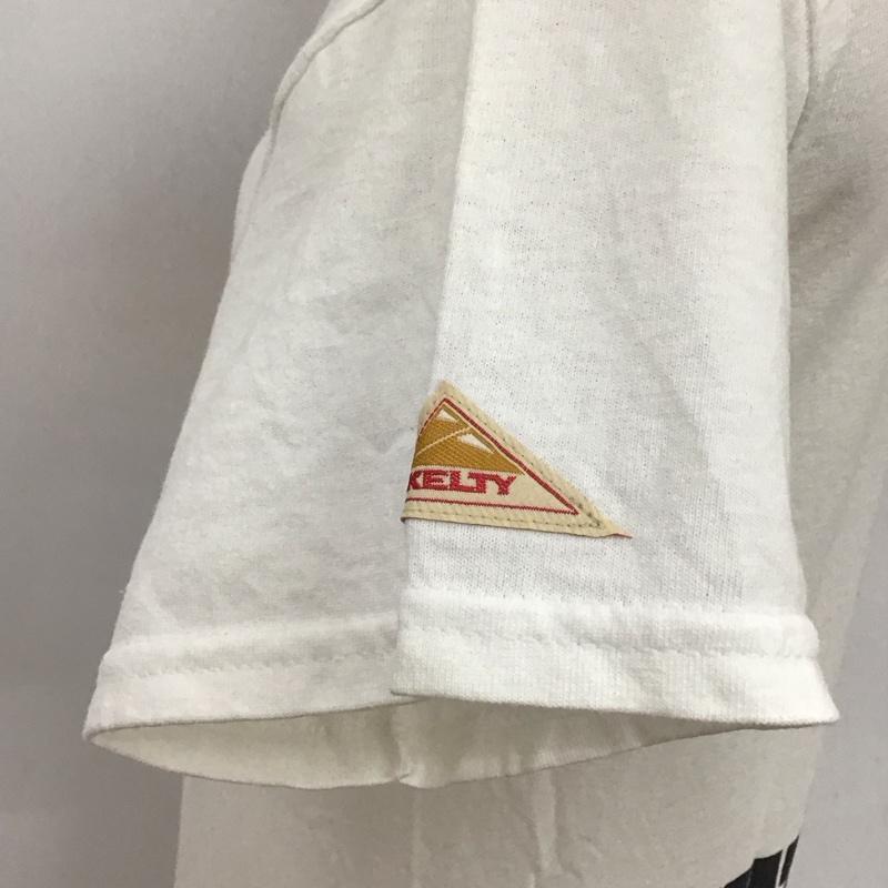 ケルティ KELTY Tシャツ 半袖 半袖カットソー プリントTシャツ クルーネックカットソー S プリント 白 / ホワイト /  メンズ USED 古着 中古 10112099