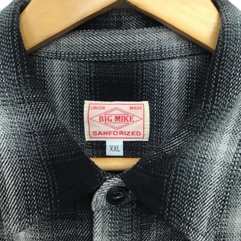 ビッグマイク BIG MIKE シャツ、ブラウス 長袖 長袖シャツ チェックシャツ カラーシャツ XXL チェック マルチカラー / マルチカラー /  メンズ USED 古着 中古 10148284