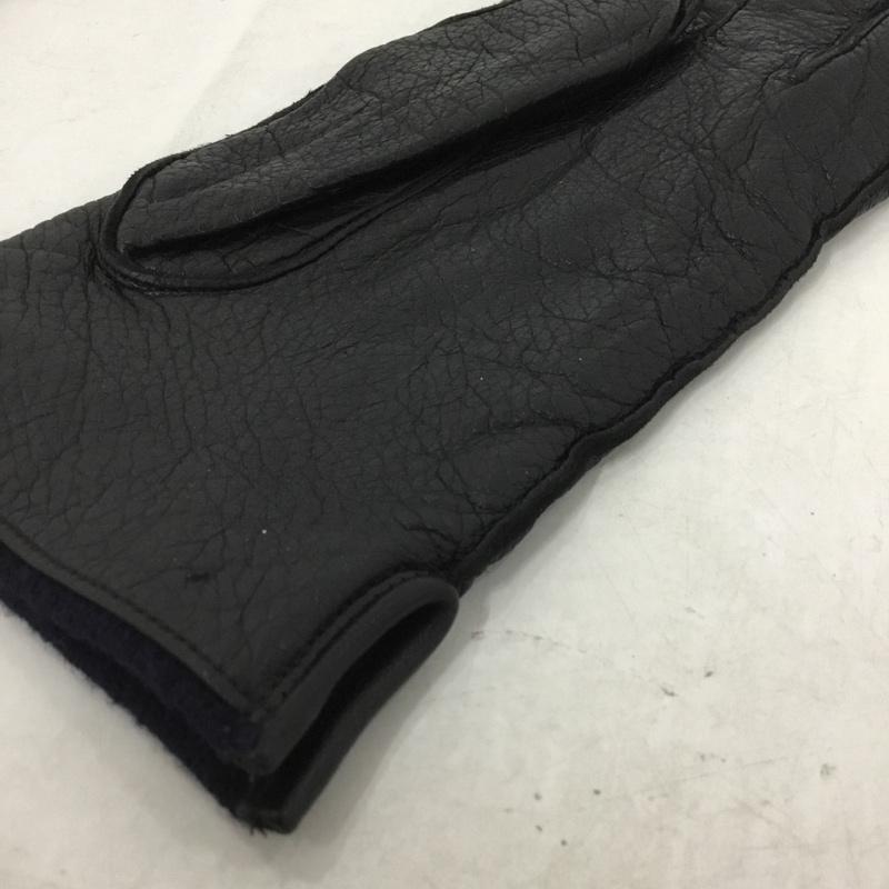 ヴィヴィアンウエストウッド Vivienne Westwood ファッション小物 手袋 レザー ワンポイント 黒 / ブラック /  メンズ USED 古着 中古 10143977