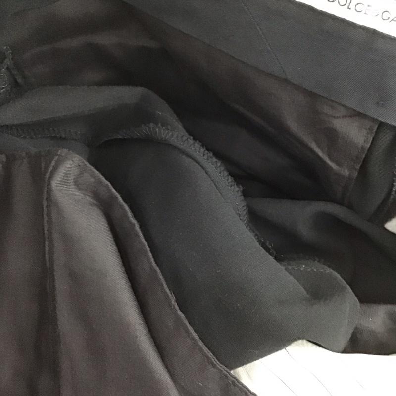 ドルチェアンドガッバーナ DOLCE&GABBANA パンツ スラックス スラックス ワイドパンツ カジュアルパンツ ストレートパンツ 無地 黒 / ブラック /  メンズ USED 古着 中古 10106564