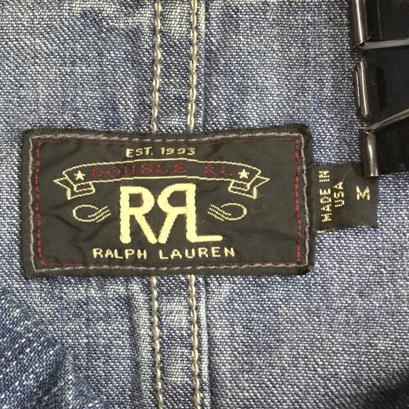 ダブルアールエル RRL ジャケット、上着 ジャケット、ブレザー リミテッドエディション カバーオール M ダメージ加工 インディゴ / インディゴ /  メンズ USED 古着 中古 10108101