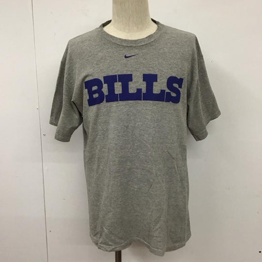 ナイキ NIKE Tシャツ 半袖 半袖カットソー プリントTシャツ クルーネックカットソー スポーツウェア M ロゴ、文字 灰 / グレー /  メンズ USED 古着 中古 10110907
