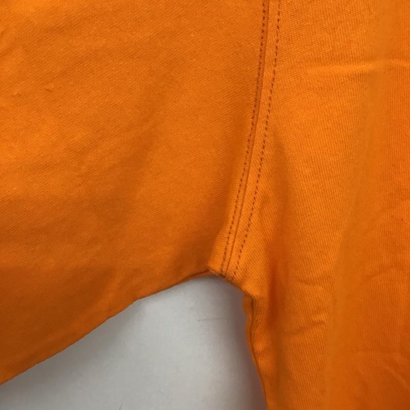 スラッシャー THRASHER Tシャツ 半袖 THMM-006 MAGAZINE COVER バックラバープリントTシャツ ビックシルエット L プリント 橙 / オレンジ /  メンズ USED 古着 中古 10134548