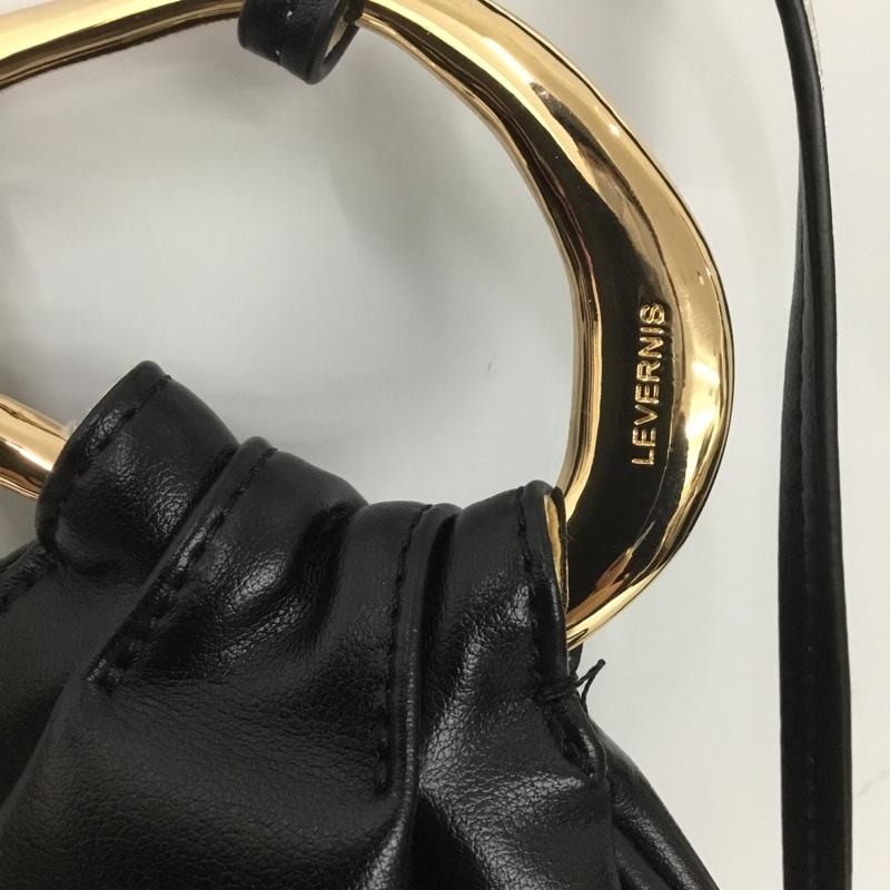 ル・ベルニ Le Vernis ショルダーバッグ ショルダーバッグ BEAUTY&YOUTH 無地 黒 / ブラック / X 金 / ゴールド /  レディース USED 古着 中古 10142814