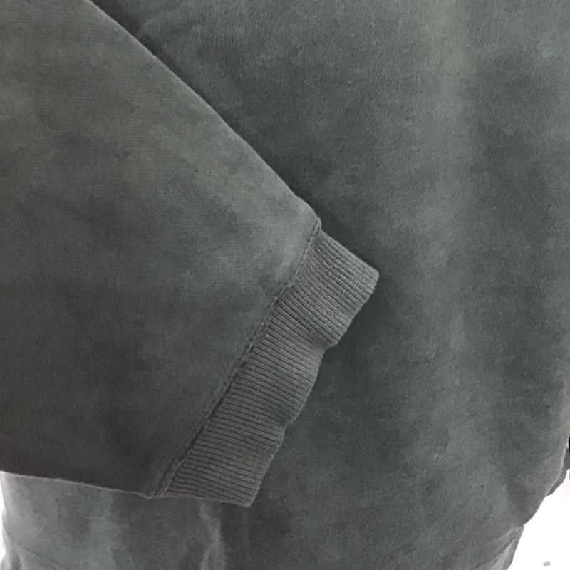 コロンビア Columbia トレーナー 長袖 長袖トレーナー スウェット クルーネック リブスウェットカットソー L ロゴ、文字 緑 / グリーン /  メンズ USED 古着 中古 10124099