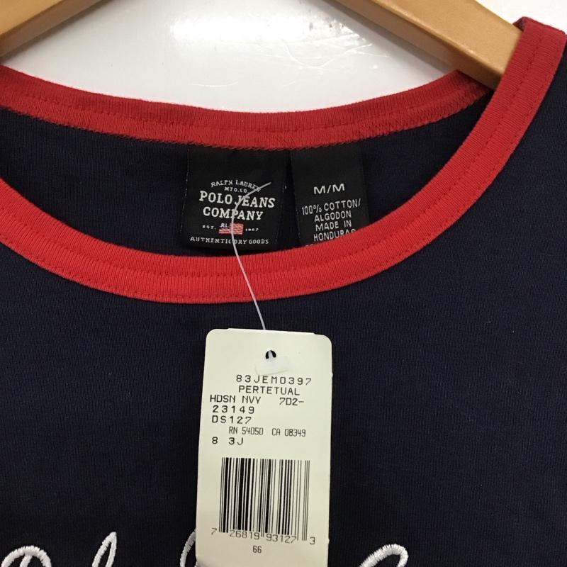 ポロジーンズ Polo Jeans Co. Tシャツ 半袖 M 無地 紺 / ネイビー /  レディース USED 古着 中古 10133351