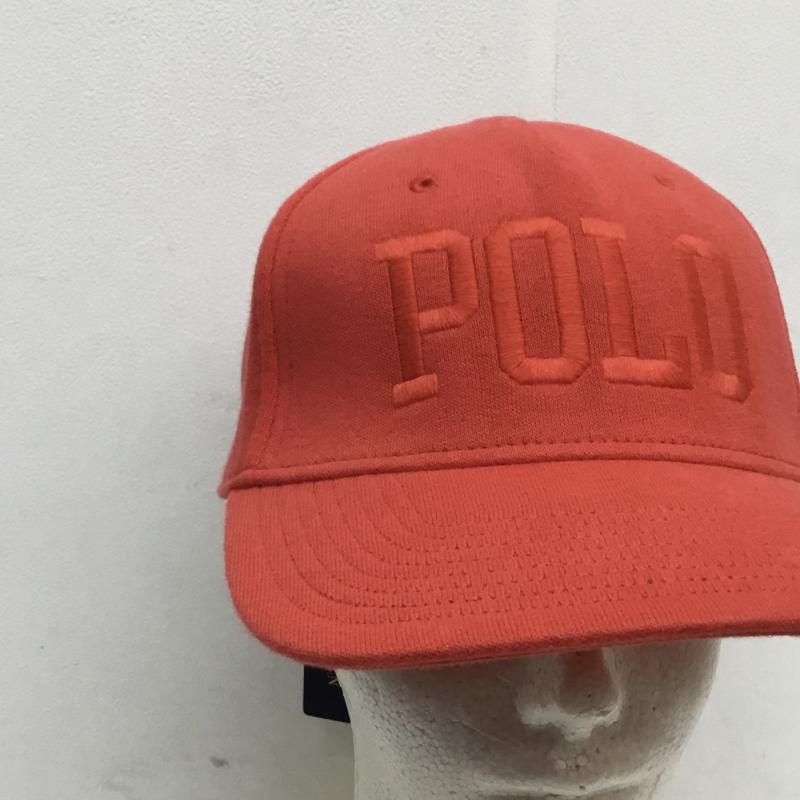 ポロラルフローレン POLO RALPH LAUREN 帽子 キャップ FREE ロゴ、文字 赤 / レッド /  メンズ USED 古着 中古 10124387