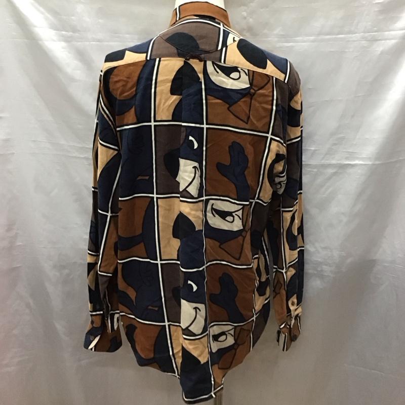 カステルバジャック CASTELBAJAC シャツ、ブラウス 長袖 ボタンダウン 90年代 M 総柄 マルチカラー / マルチカラー /  メンズ USED 古着 中古 10122597