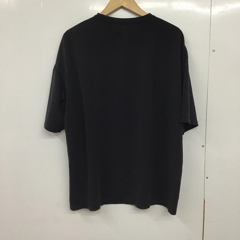 ヨーコサカモト YOKO SAKAMOTO Tシャツ 半袖 半袖カットソー プリントTシャツ クルーネックカットソー 無地 黒 / ブラック /  メンズ USED 古着 中古 10150891
