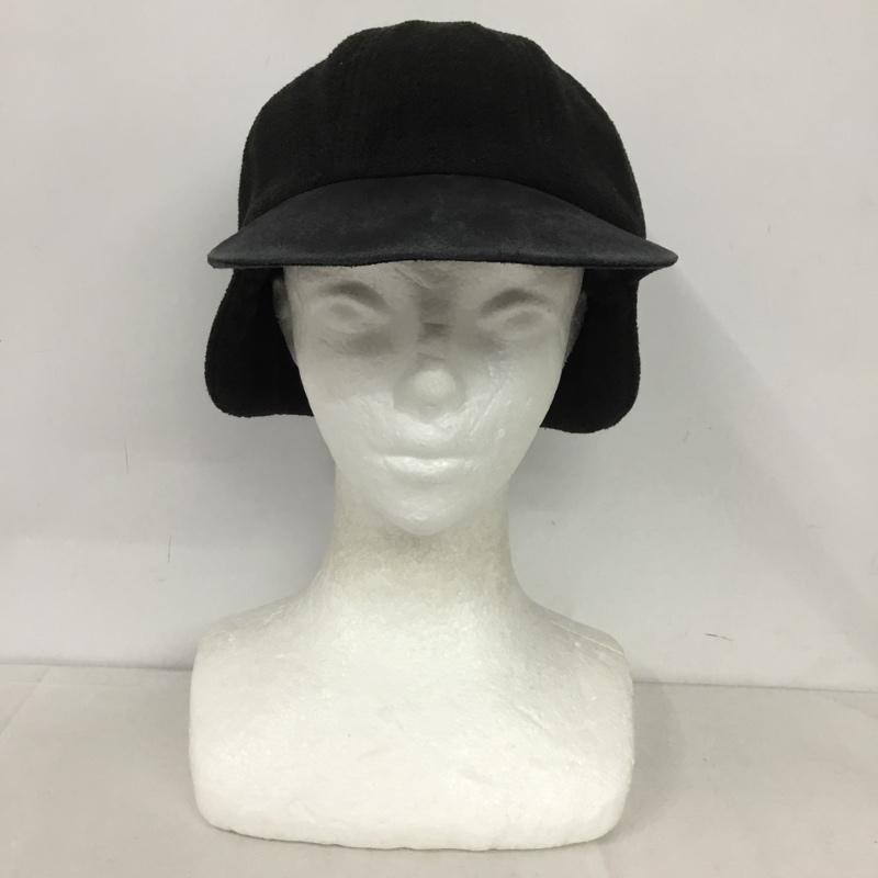 エンダースキーマ Hender Scheme 帽子 キャップ fleece ear cap フリース 耳当て 無地 黒 / ブラック /  メンズ USED 古着 中古 10144358