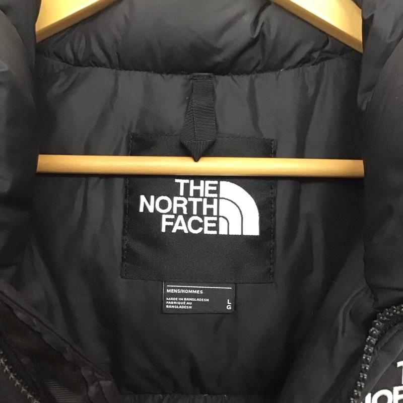 ザノースフェイス THE NORTH FACE ベスト ベスト nf0a3jqq 1996RETRONUPTSEVEST ジップアップベスト アウター L ロゴ、文字 黒 / ブラック /  メンズ USED 古着 中古 10143209