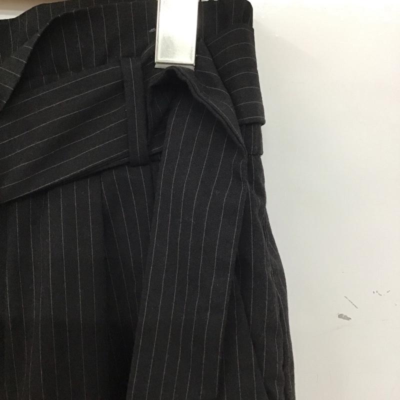 ザラウーマン ZARA WOMAN ボトムス ボトムス M ストライプ 黒 / ブラック /  レディース USED 古着 中古 10136637