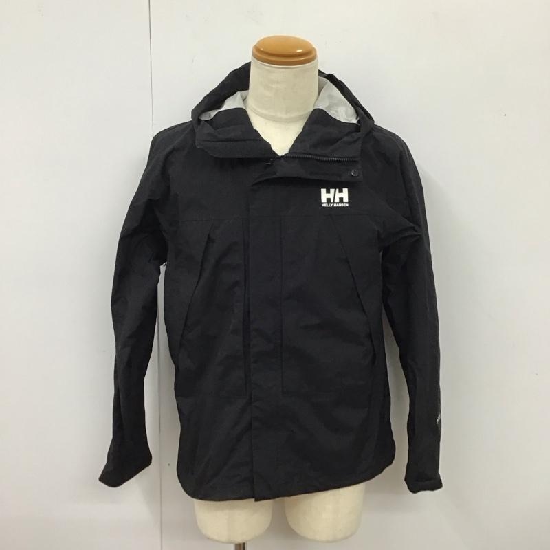 ヘリーハンセン HELLY HANSEN ジャケット、上着 ジャンパー、ブルゾン ジップアップジャケット ジャンパー ジャケット カジュアルジャケット アウター M ロゴ、文字 黒 / ブラック /  メンズ USED 古着 中古 10114500