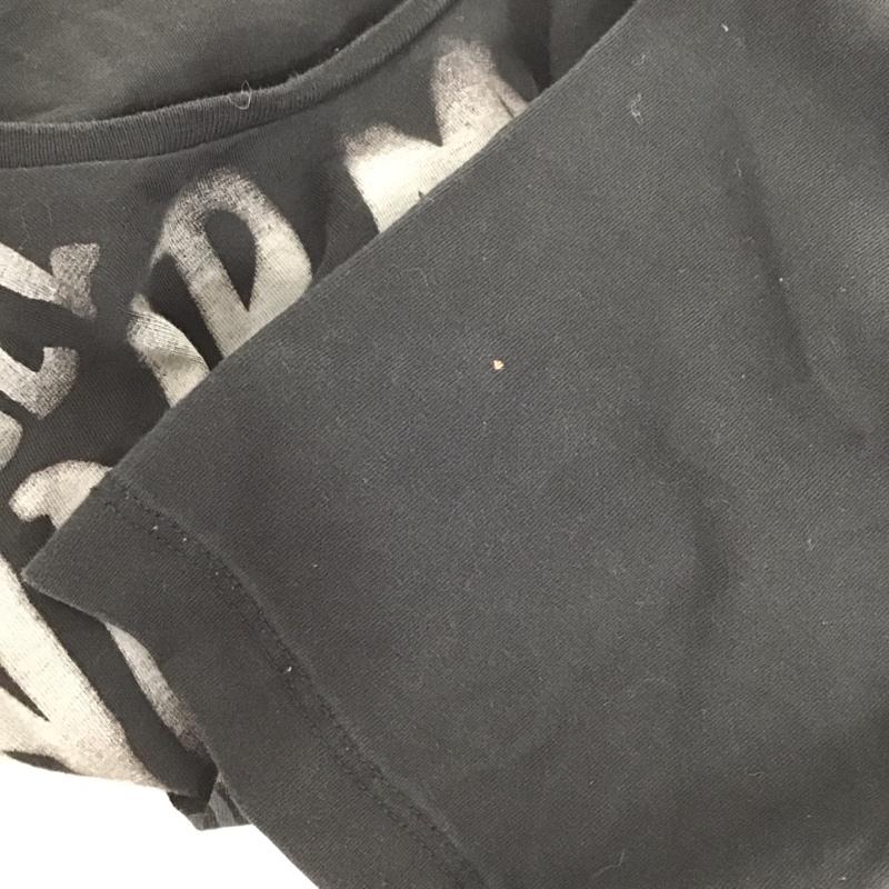 ディーゼル DIESEL Tシャツ 半袖 半袖カットソー プリントTシャツ クルーネックカットソー M プリント 黒 / ブラック /  メンズ USED 古着 中古 10126234