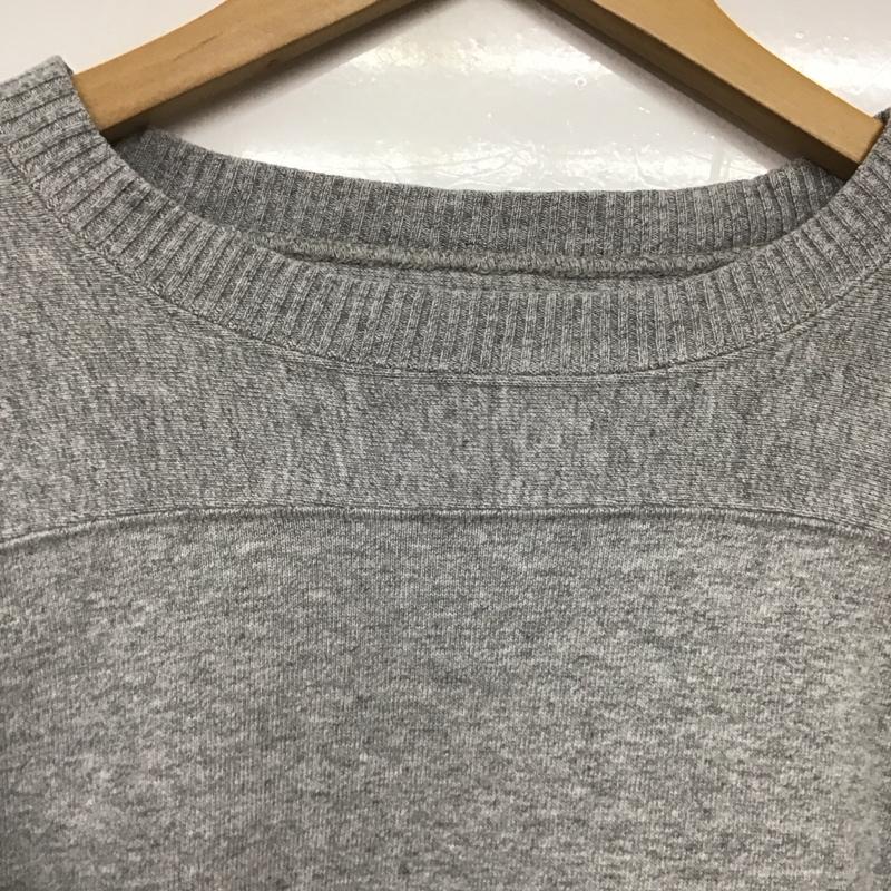 チャンピオン Champion カットソー 長袖 長袖カットソー 無地カットソー クルーネック M 無地 灰 / グレー /  メンズ USED 古着 中古 10141644