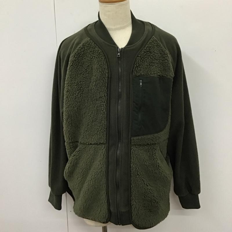 ユニクロ UNIQLO ジャケット、上着 ジャンパー、ブルゾン 341-442882 UNIQLO×WHITEMOUNTAINEERING コラボ ジップアップジャケット XL 無地 カーキ / カーキ /  メンズ USED 古着 中古 10114984