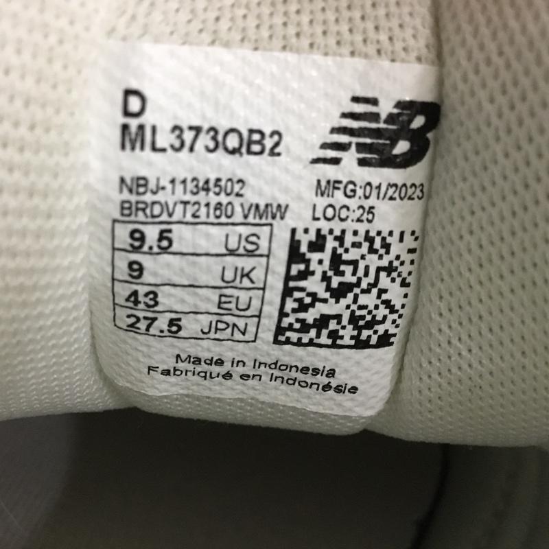 ニューバランス New Balance スニーカー スニーカー ML373QB2 27.5cm 箱有 27.5cm ロゴ、文字 ベージュ / ベージュ /  メンズ USED 古着 中古 10146865