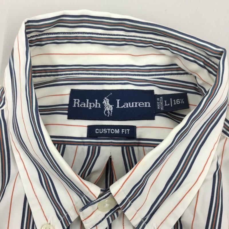 ラルフローレン RALPHLAUREN シャツ、ブラウス 長袖 HS-RL-GW0701 ボタンダウン ストライプ L ワンポイント マルチカラー / マルチカラー /  メンズ USED 古着 中古 10112911