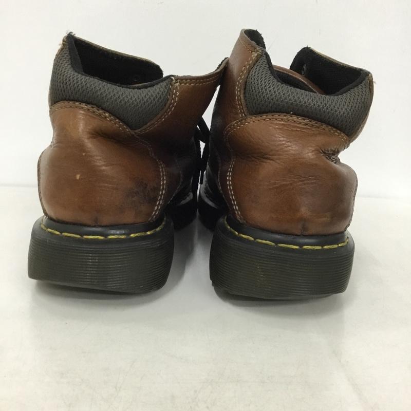 ドクターマーチン Dr.Martens ブーツ ショートブーツ 8A07 レースアップブーツ UK8 US：9 ロゴ、文字 茶 / ブラウン /  メンズ USED 古着 中古 10145609