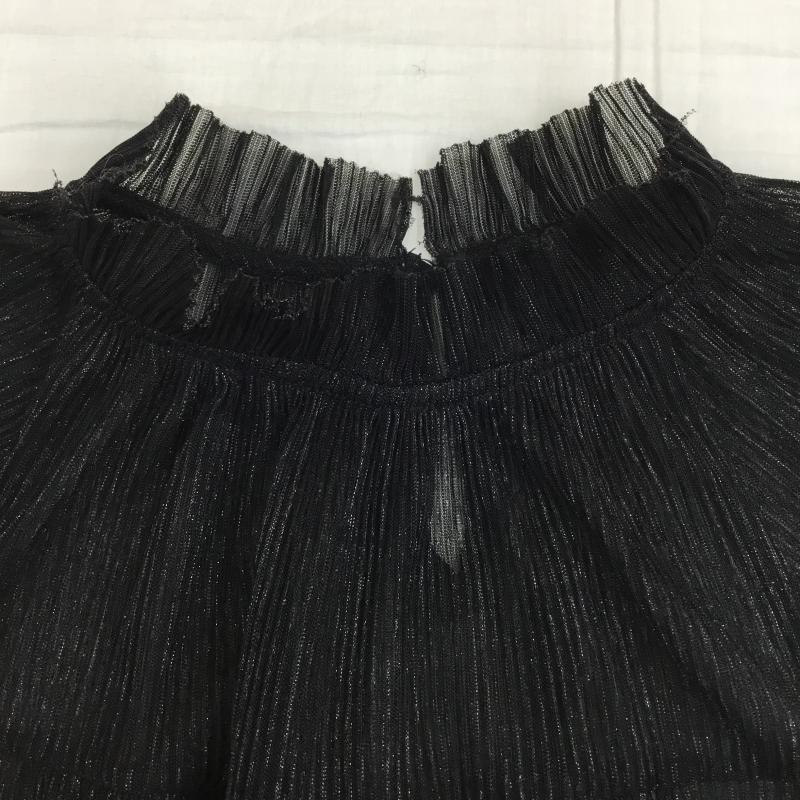 ミスティック mystic カットソー 長袖 FREE 無地 黒 / ブラック /  レディース USED 古着 中古 10137593