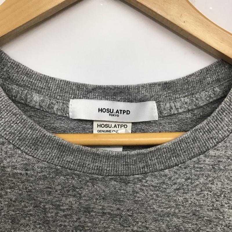 ホス HOSU Tシャツ 半袖 42 無地 灰 / グレー /  メンズ USED 古着 中古 10137019