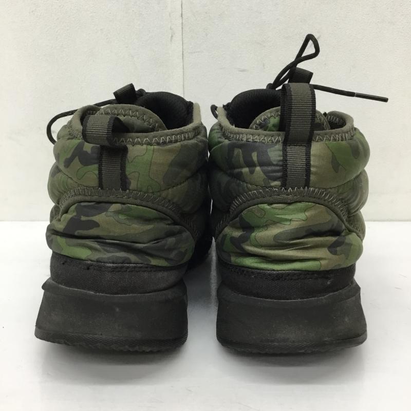 ザノースフェイス THE NORTH FACE ブーツ ショートブーツ NF0A7W4O チャッカブーツ 28.0cm カモフラージュ柄・迷彩 緑 / グリーン /  メンズ USED 古着 中古 10136323