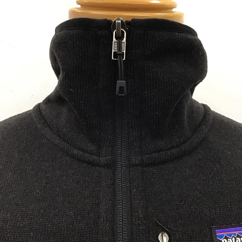 パタゴニア patagonia ジャケット、上着 ジャンパー、ブルゾン 25970fa16 ジップアップジャケット フリースジャケット アウター XS ロゴ、文字 黒 / ブラック /  メンズ USED 古着 中古 10120057