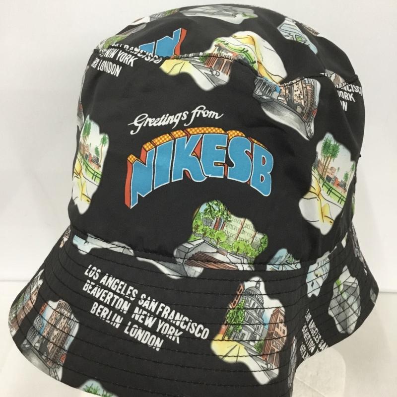 ナイキ NIKE 帽子 ハット 743498-010 バケットハット 総柄 マルチカラー / マルチカラー /  メンズ USED 古着 中古 10130238
