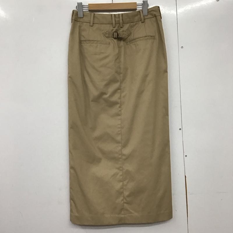 スローブイエナ SLOBE IENA スカート ロングスカート ロングスカート タイトスカート センタータックパンツ 38インチ 無地 ベージュ / ベージュ /  レディース USED 古着 中古 10142718