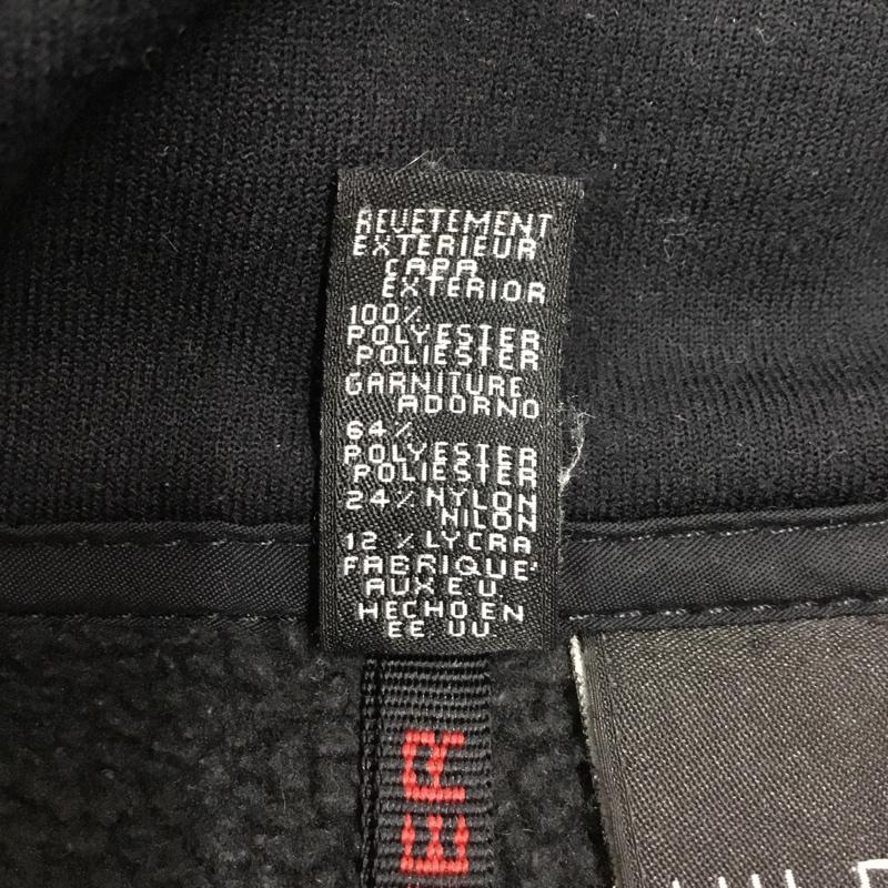 トミーヒルフィガー TOMMY HILFIGER ジャケット、上着 ジャケット、ブレザー ジップアップジャケット フリースジャケット アウター S ロゴ、文字 黒 / ブラック /  メンズ USED 古着 中古 10119423