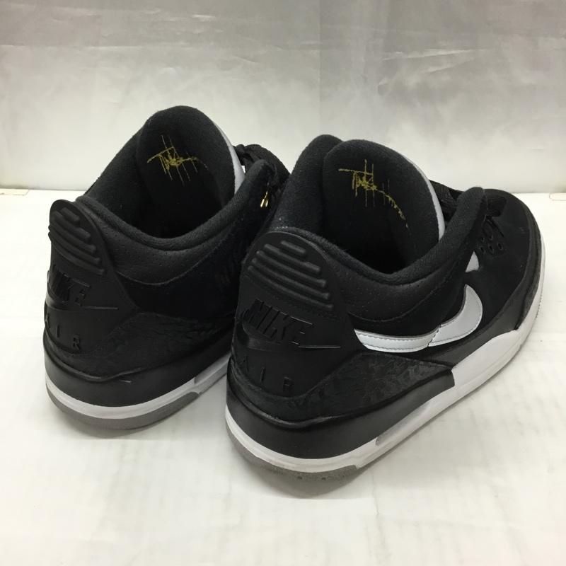 ナイキ NIKE スニーカー スニーカー CK4348-007 AIR JORDAN 3 RETRO TH 27cm 27.0cm ワンポイント 黒 / ブラック / X 灰 / グレー / X 白 / ホワイト /  メンズ USED 古着 中古 10112500