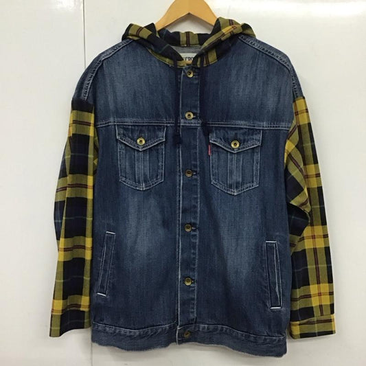ロデオクラウンズ Rodeo Crowns ジャケット、上着 ジャケット、ブレザー 0507AC10-0610-15 M 無地 X チェック 水色 / ライトブルー /  レディース USED 古着 中古 10131182
