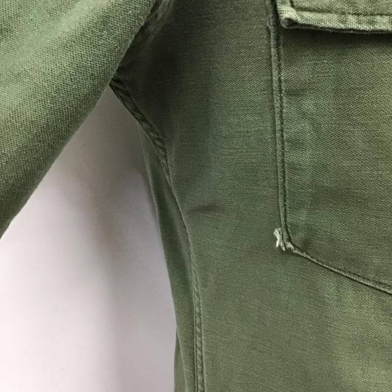 古着 USED シャツ、ブラウス 長袖 ミリタリーシャツ ロゴ、文字 カーキ / カーキ /  メンズ USED 古着 中古 10123402