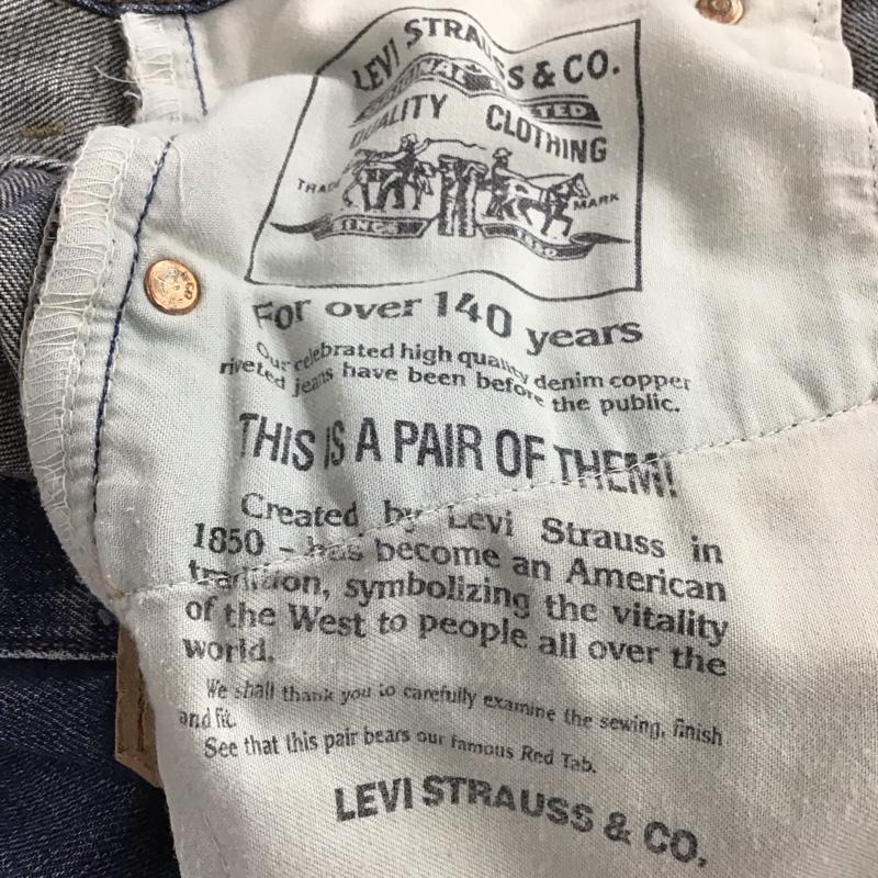 リーバイストラウスアンドコー Levi Strauss & co. パンツ デニム、ジーンズ デニムパンツ スリムパンツ カジュアルパンツ フレアパンツ 32インチ ダメージ加工 インディゴ / インディゴ /  メンズ USED 古着 中古 10135715