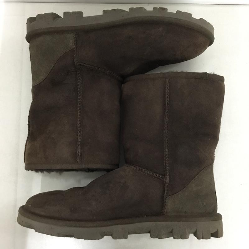 アグ UGG ブーツ 一般 5835 ムートンブーツ 26cm 26.0cm ロゴ、文字 茶 / ブラウン /  メンズ USED 古着 中古 10142177