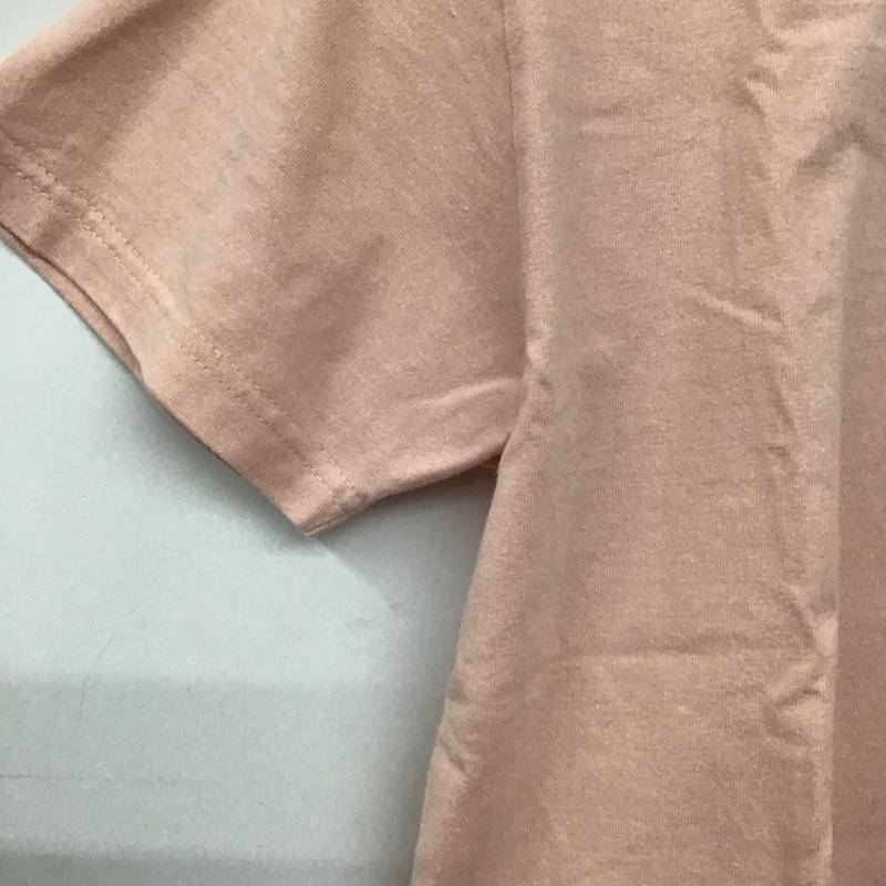 ヴァンソン VANSON Tシャツ 半袖 半袖カットソー プリントTシャツ クルーネックカットソー M プリント 桃 / ピンク /  メンズ USED 古着 中古 10150383