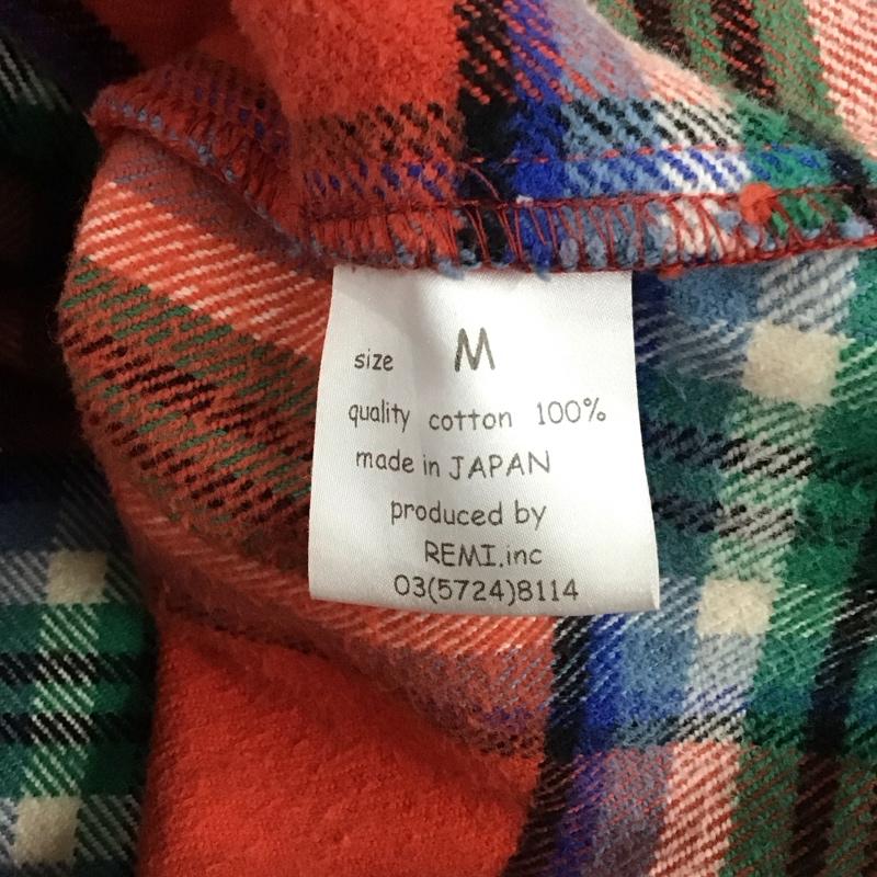 レミ レリーフ REMI RELIEF シャツ、ブラウス 長袖 ワークシャツ コットン M チェック マルチカラー / マルチカラー /  メンズ USED 古着 中古 10121306