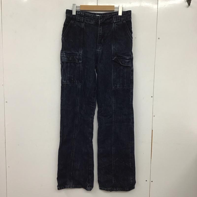 ザラ ZARA パンツ デニム、ジーンズ 36 無地 インディゴ / インディゴ /  レディース USED 古着 中古 10140062