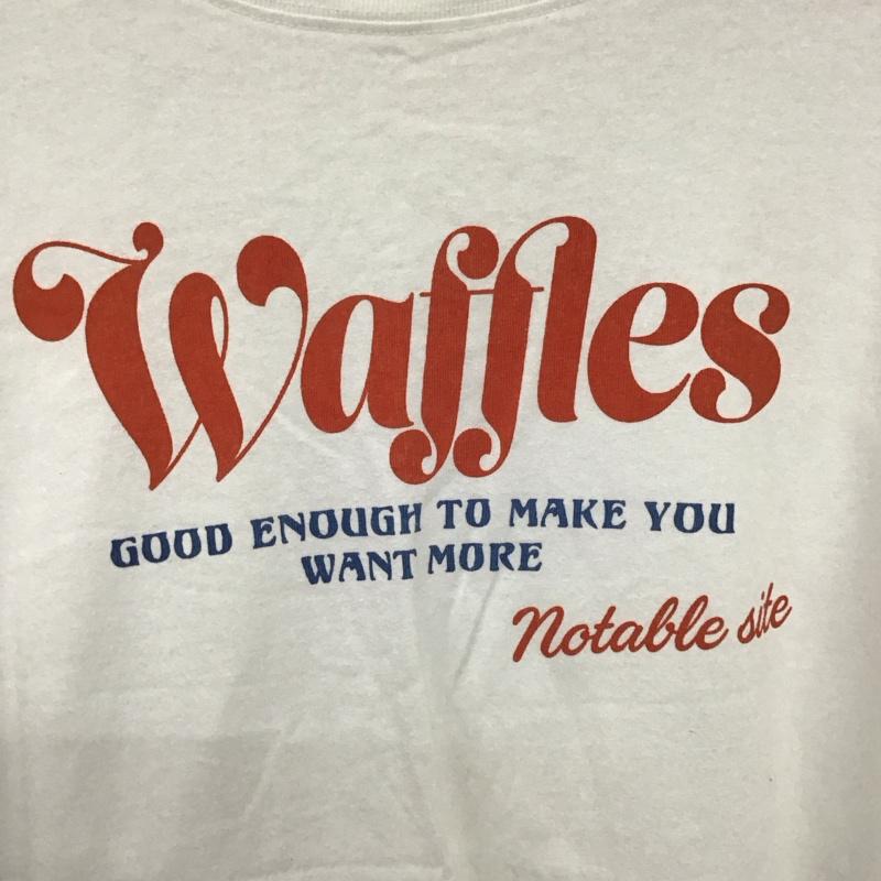 フリークスストア FREAK S STORE Tシャツ 半袖 半袖カットソー プリントTシャツ クルーネックカットソー FREE ロゴ、文字 白 / ホワイト /  レディース USED 古着 中古 10136766