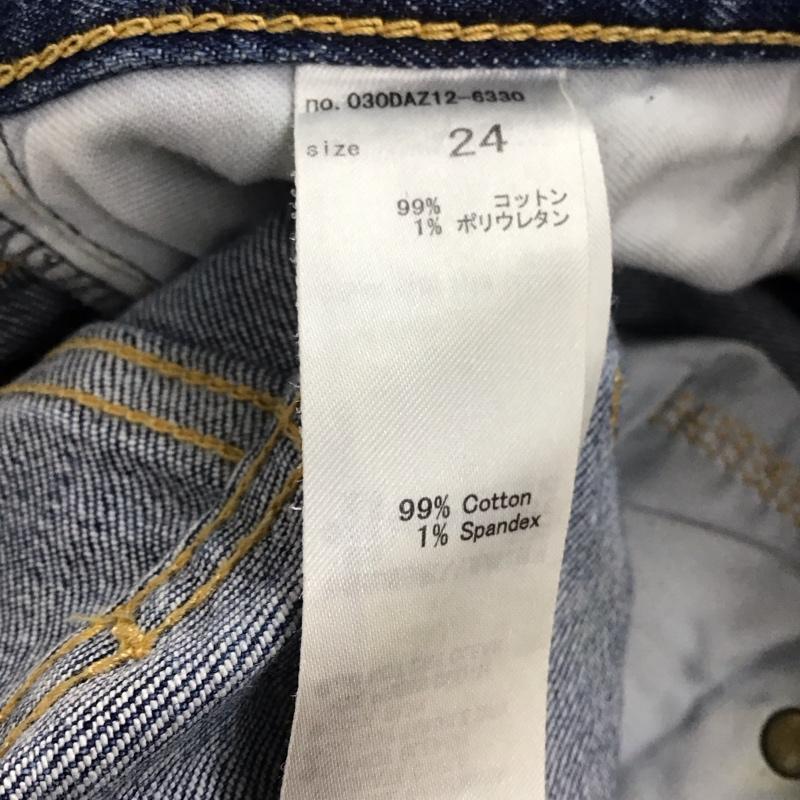 スライジーンズ SLY JEANS パンツ デニム、ジーンズ デニムパンツ スリムパンツ カジュアルパンツ ストレッチパンツ 無地 インディゴ / インディゴ /  レディース USED 古着 中古 10149567