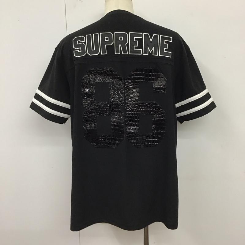 シュプリーム Supreme Tシャツ 半袖 XL 無地 黒 / ブラック /  メンズ USED 古着 中古 10121766