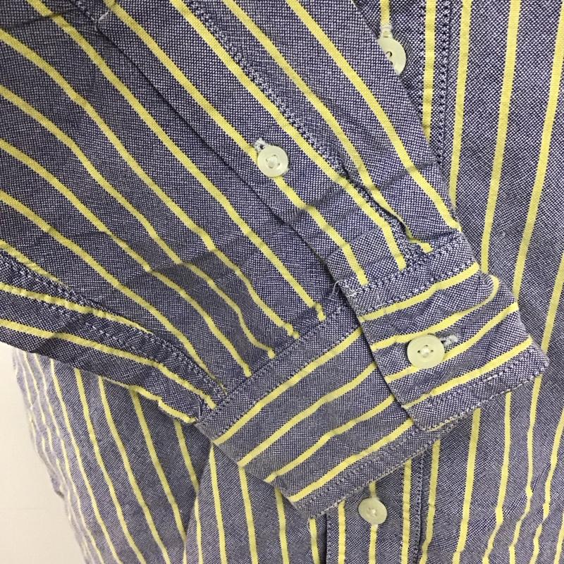 チャップス CHAPS シャツ、ブラウス 長袖 長袖シャツ カラーシャツ ポケットシャツ 長袖カットソー ストライプシャツ M ストライプ マルチカラー / マルチカラー /  メンズ USED 古着 中古 10118282