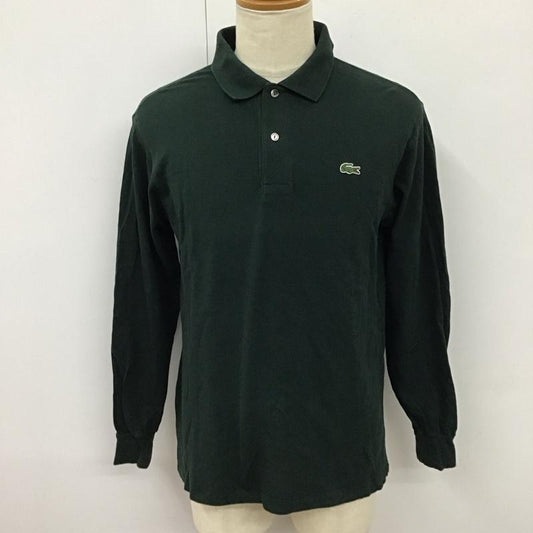 ラコステ LACOSTE ポロシャツ 長袖 L1312AL ワニ 4 ワンポイント 緑 / グリーン /  メンズ USED 古着 中古 10118338