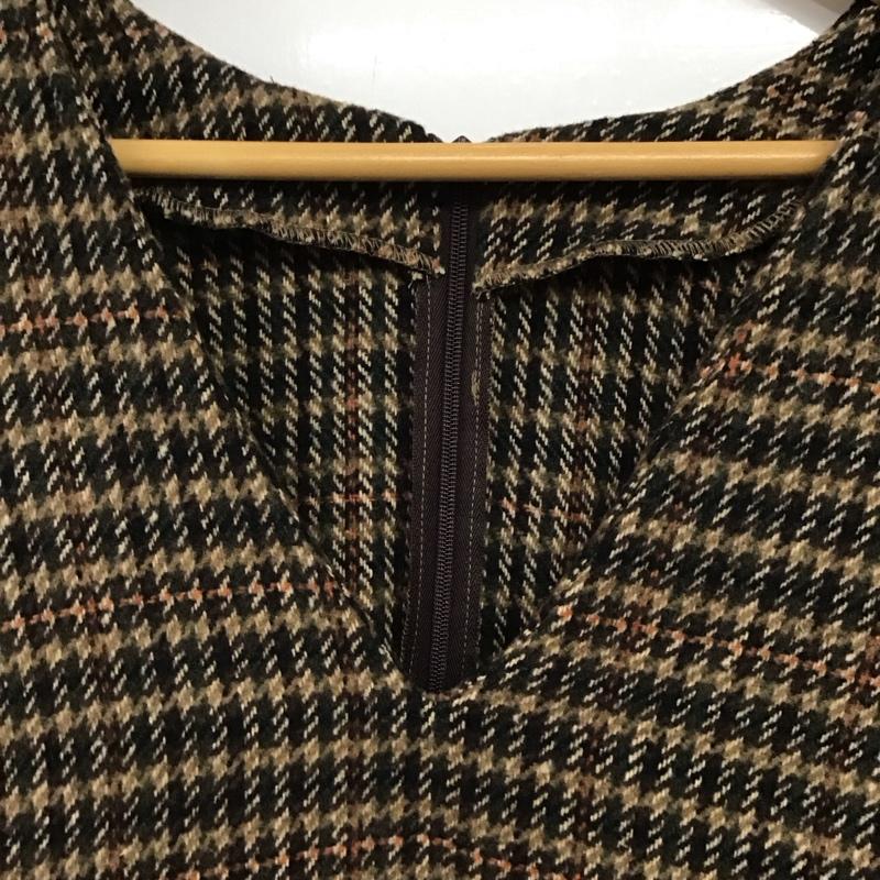 カスタネ Kastane カットソー 長袖 長袖カットソー Vネックカットソー FREE チェック マルチカラー / マルチカラー /  レディース USED 古着 中古 10145098