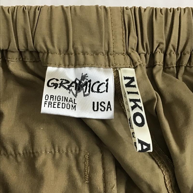 グラミチ GRAMICCI パンツ ワークパンツ、ペインターパンツ glp-18s313 nikoand×GRAMICCI 別注イージーバルーンパンツ ワークパンツ コラボ ロゴ、文字 ベージュ / ベージュ /  レディース USED 古着 中古 10105936