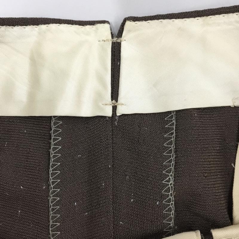 古着 USED パンツ スラックス スラックス ワイドパンツ カジュアルパンツ ストレートパンツ 無地 茶 / ブラウン /  メンズ USED 古着 中古 10111612