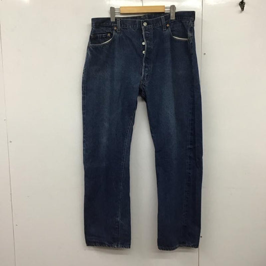 リーバイストラウスアンドコー Levi Strauss & co. パンツ デニム、ジーンズ デニムパンツ ワイドパンツ カジュアルパンツ 80s 501 赤ミミ ヴィンテージ 42 無地 インディゴ / インディゴ /  メンズ USED 古着 中古 10140980